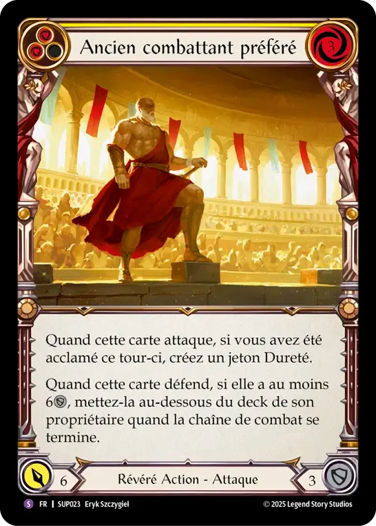 Ancien combattant préféré — Super Slam — Flesh and Blood