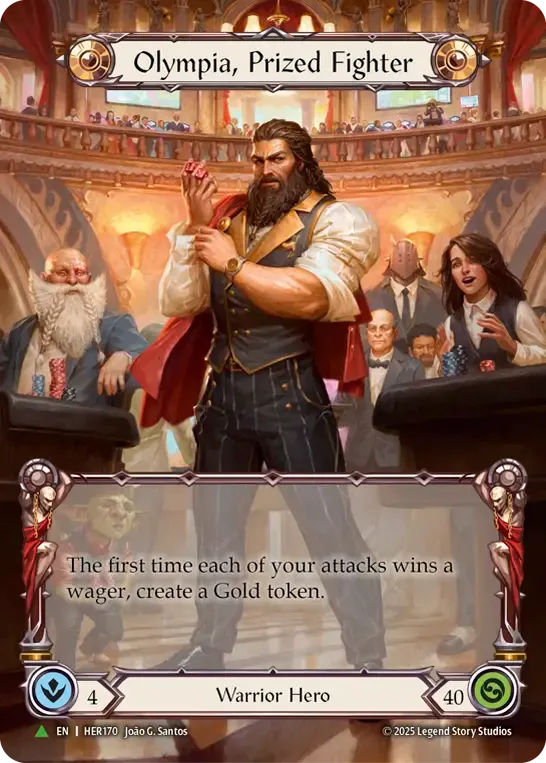 Olympia, Prized Fighter — Flesh and Blood: Promo Cards — Flesh and Blood