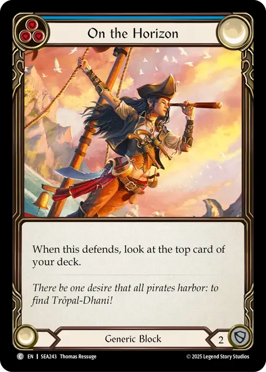 On the Horizon (Blue) — High Seas — Flesh and Blood