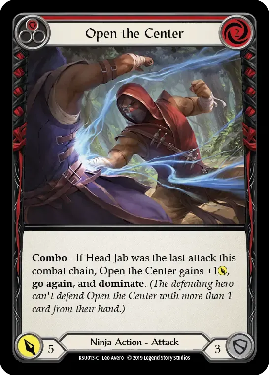 Open the Center (Red) — Katsu, the Wanderer - Hero Deck — Flesh and Blood