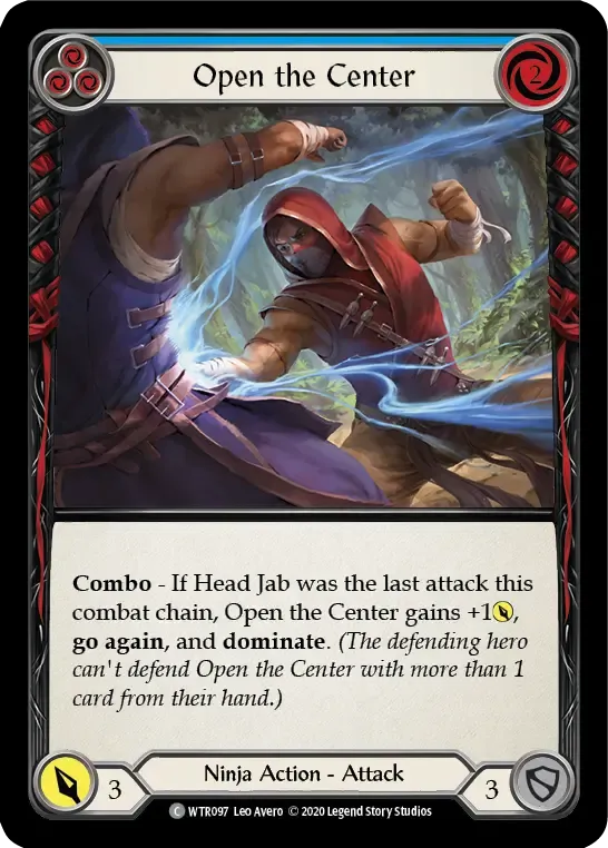 Open the Center (Blue) — Welcome to Rathe - Unlimited — Flesh and Blood