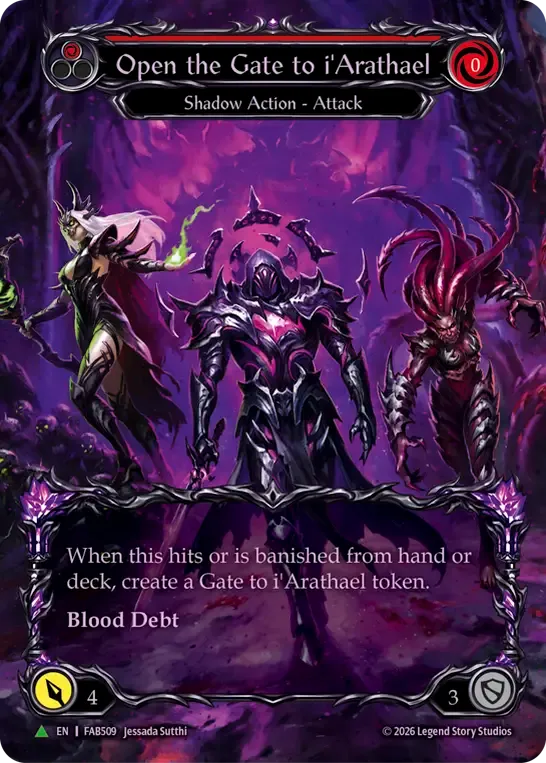 Open the Gate to i'Arathael (Red) — Flesh and Blood: Promo Cards — Flesh and Blood