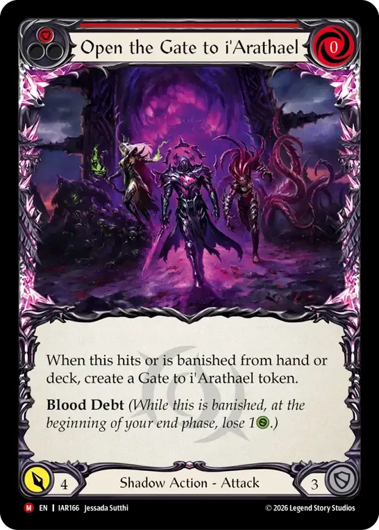 Ouvrir la porte d’i’Arathael — Usurp the Shadow Throne — Flesh and Blood