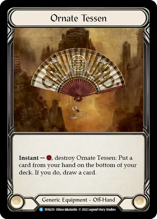 Ornate Tessen — Dynasty — Flesh and Blood