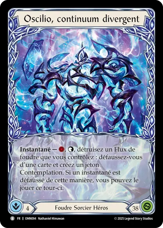 Oscilio, continuum divergent — Omens of the Third Age — Flesh and Blood