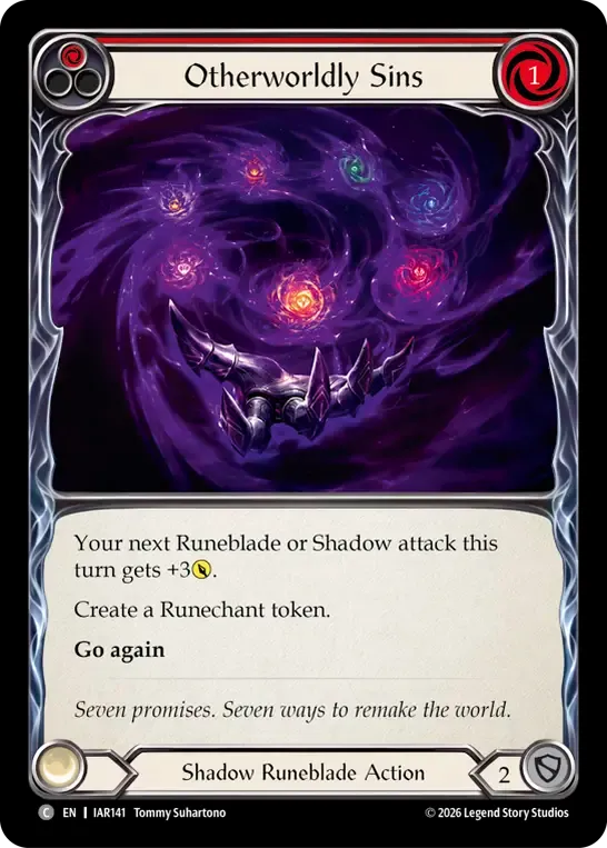 Otherworldly Sins (Red) — Usurp the Shadow Throne — Flesh and Blood