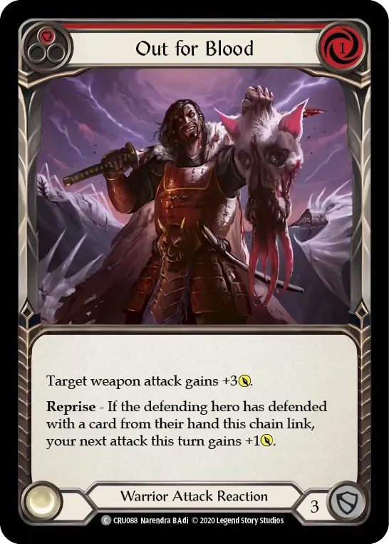 Out for Blood (Red) — Crucible of War — Flesh and Blood