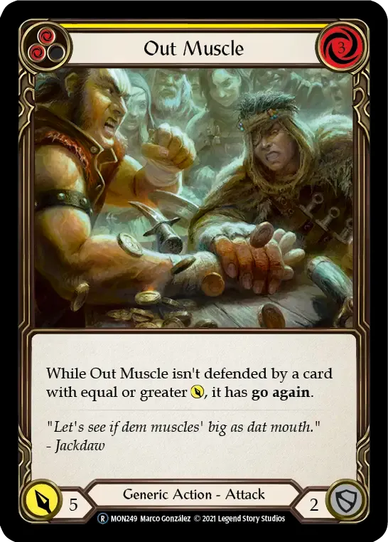 Out Muscle (Yellow) from Monarch - Unlimited - Flesh and Blood
