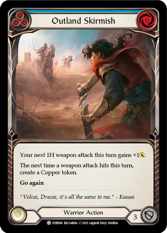 Outland Skirmish (Blue) — Everfest — Flesh and Blood