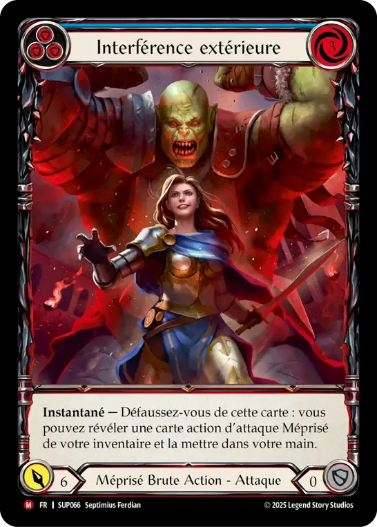 Interférence extérieure — Super Slam — Flesh and Blood