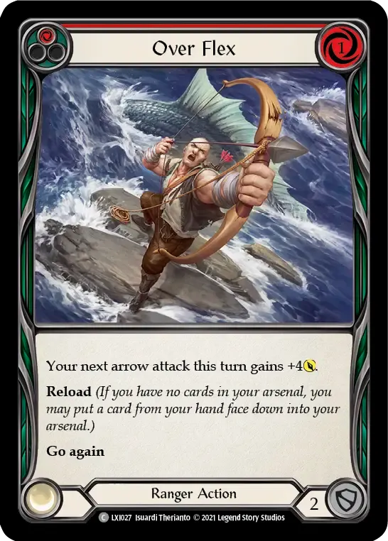 Over Flex (Red) from Lexi - Blitz Deck - Flesh and Blood