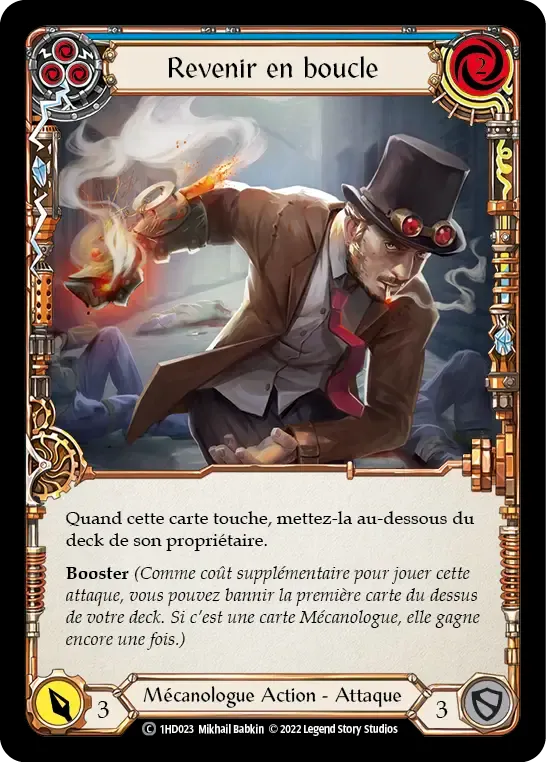 Revenir en boucle from Dash - Blitz Deck - Flesh and Blood