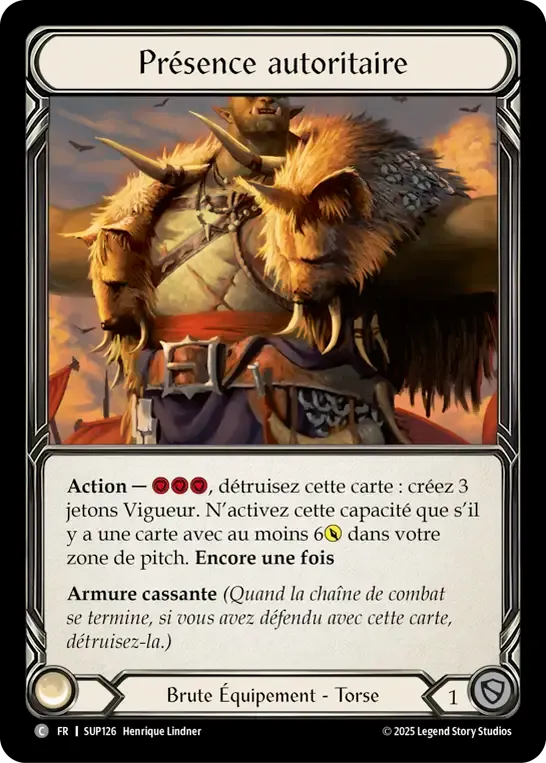 Présence autoritaire — Super Slam — Flesh and Blood