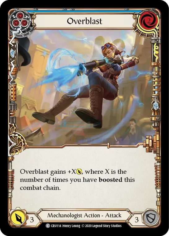 Overblast (Blue) — Crucible of War — Flesh and Blood