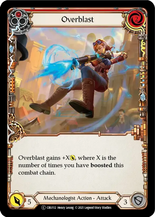 Overblast (Red) — Crucible of War - Unlimited — Flesh and Blood
