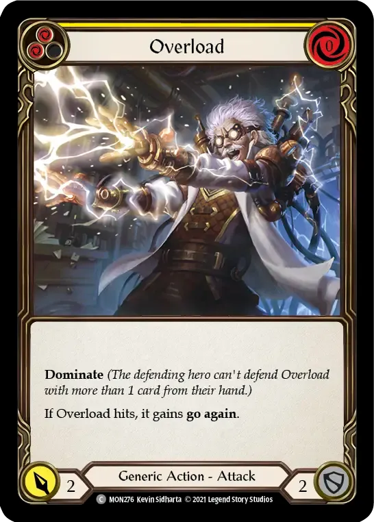 Overload (Yellow) — Monarch — Flesh and Blood