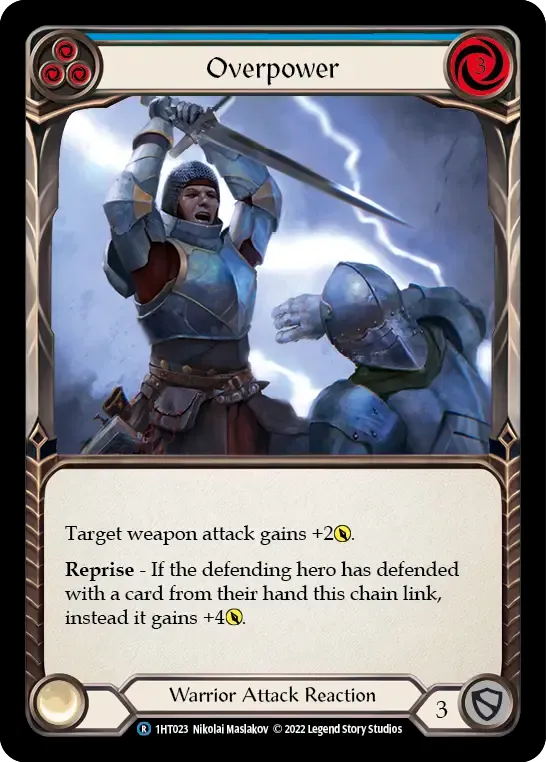 Overpower (Blue) — Dorinthea - Blitz Deck — Flesh and Blood