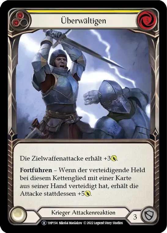 Overpower (Yellow) — History Pack 1 - Black Label — Flesh and Blood