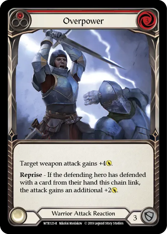 Overpower (Red) — Welcome to Rathe — Flesh and Blood