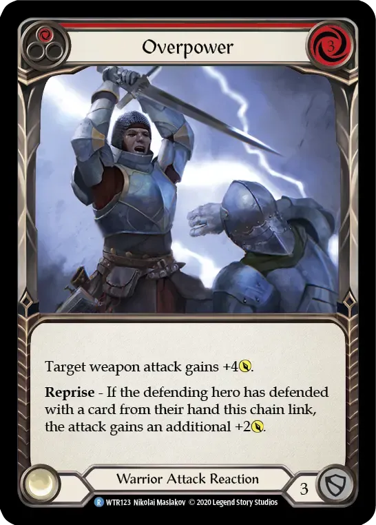 Overpower (Red) — Welcome to Rathe - Unlimited — Flesh and Blood