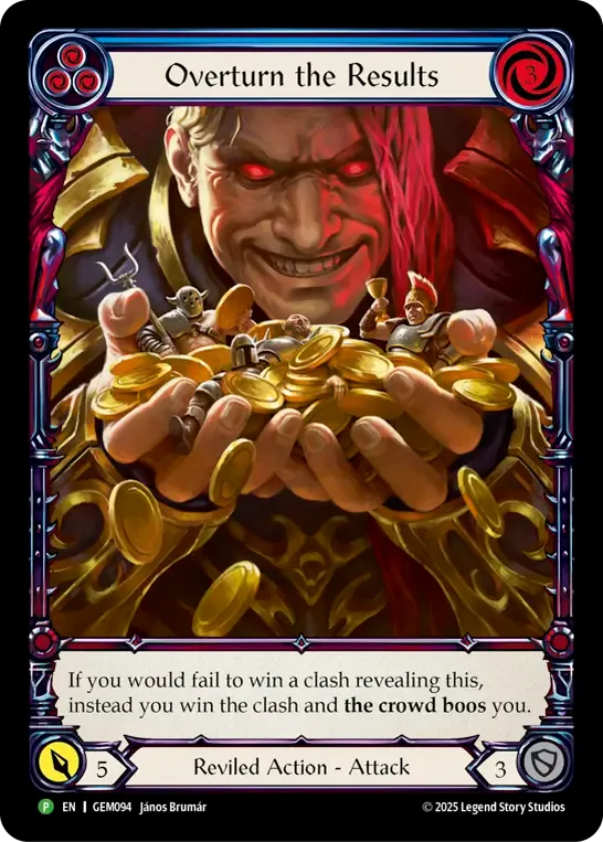 Overturn the Results — GEM - Pack 3 — Flesh and Blood