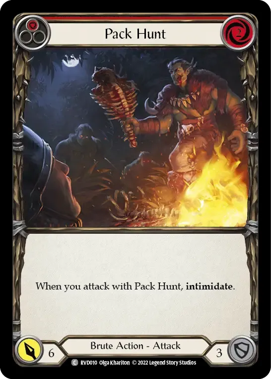 Pack Hunt (Red) — Classic Battles: Rhinar vs Dorinthea — Flesh and Blood