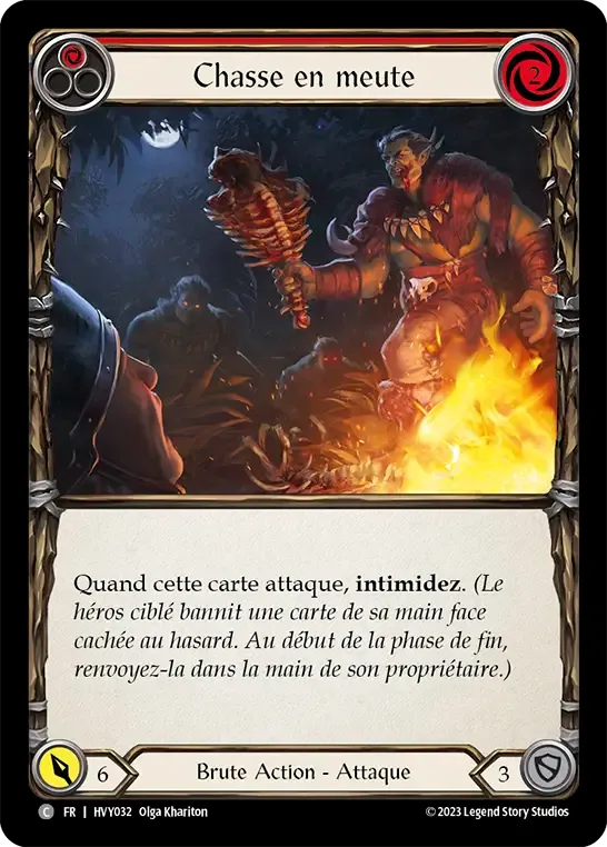 Chasse en meute — Heavy Hitters — Flesh and Blood