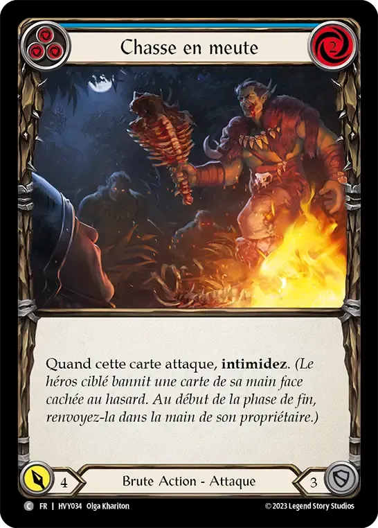 Chasse en meute — Heavy Hitters — Flesh and Blood