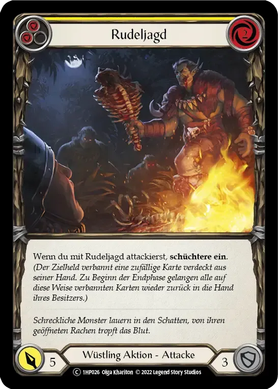 Pack Hunt (Yellow) from History Pack 1 - Black Label - Flesh and Blood