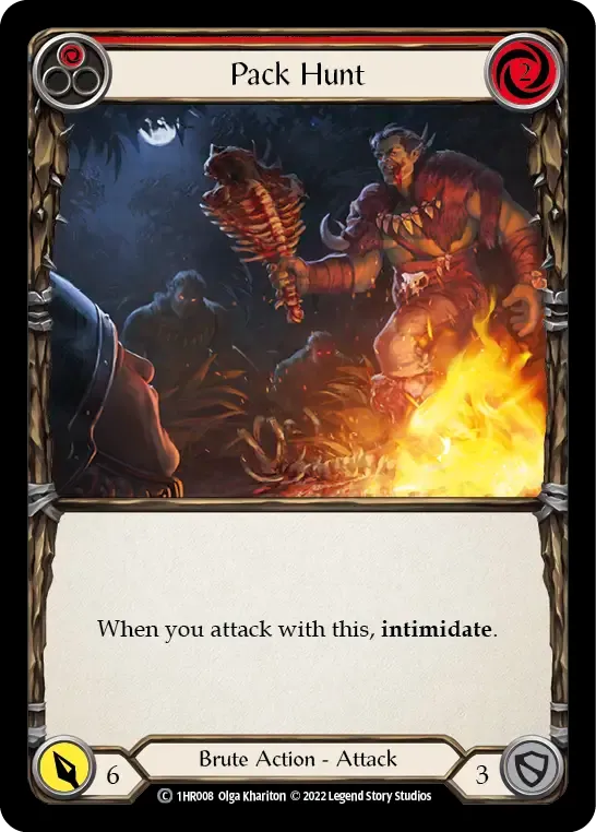 Pack Hunt (Red) — Rhinar - Blitz Deck — Flesh and Blood