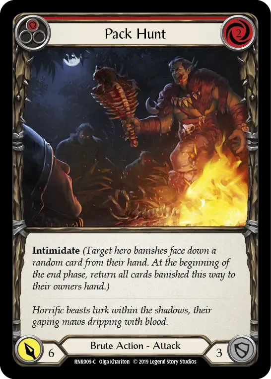 Pack Hunt (Red) — Rhinar, Reckless Rampage - Hero Deck — Flesh and Blood