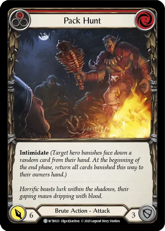 Pack Hunt (Red) — Welcome to Rathe - Unlimited — Flesh and Blood