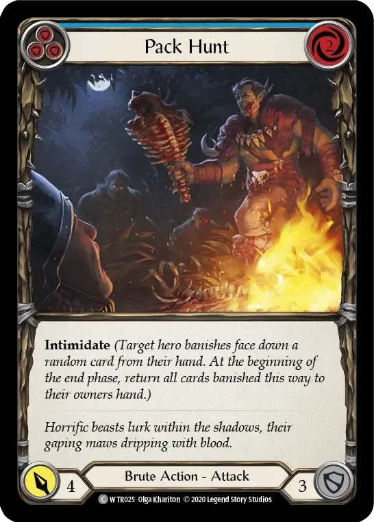 Pack Hunt (Blue) — Welcome to Rathe - Unlimited — Flesh and Blood