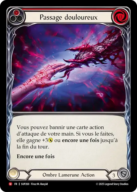 Passage douloureux — Super Slam — Flesh and Blood