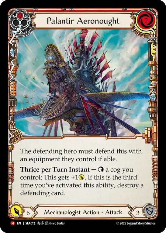 Aérocuirassé Palantir — High Seas — Flesh and Blood