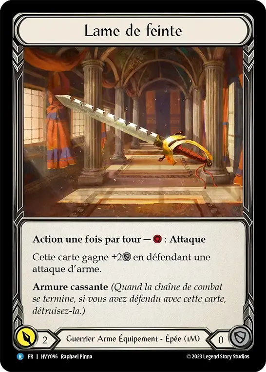 Lame de feinte — Heavy Hitters — Flesh and Blood