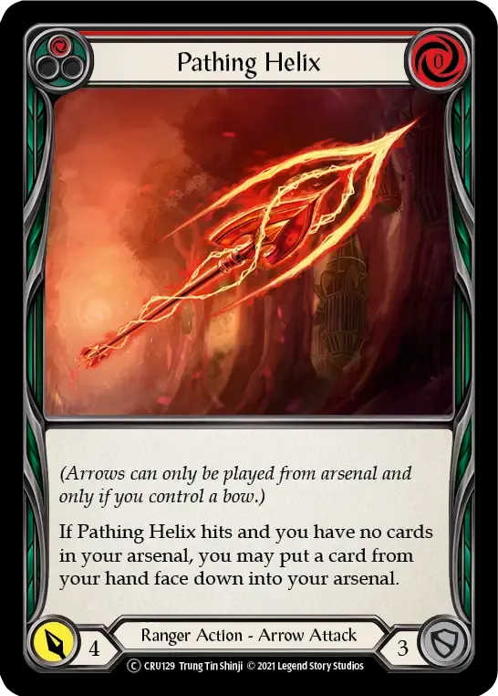 Pathing Helix (Red) — Crucible of War - Unlimited — Flesh and Blood