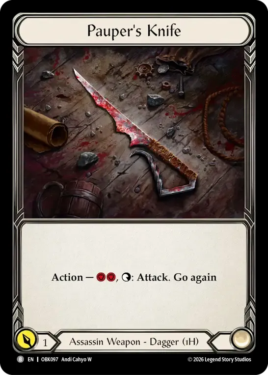 Pauper's Knife — Outbreak — Flesh and Blood