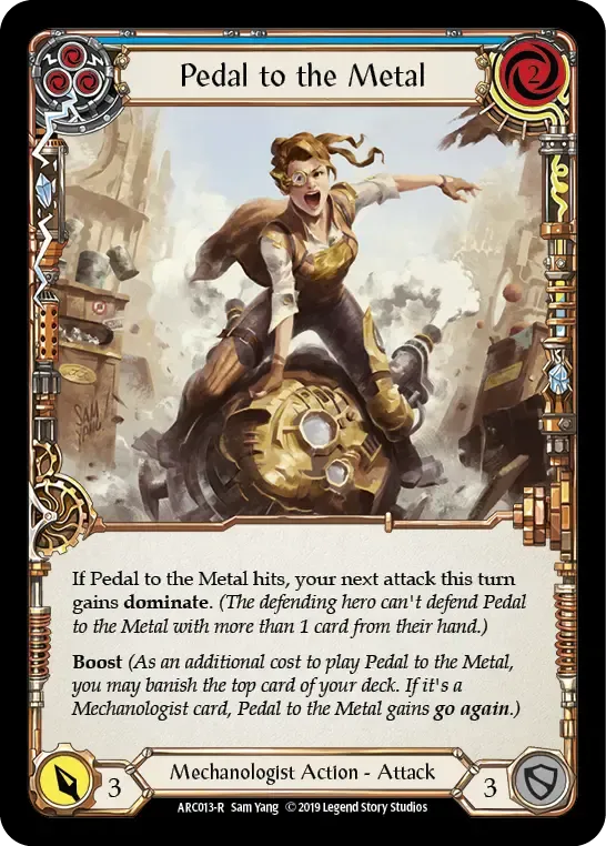 Pedal to the Metal (Blue) — Arcane Rising — Flesh and Blood