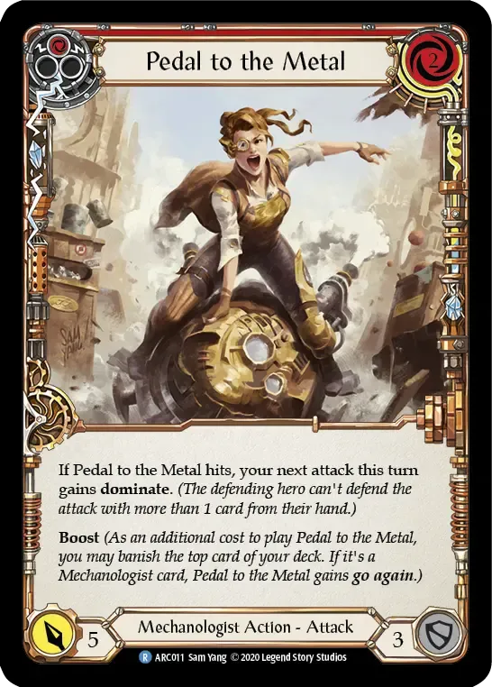 Pedal to the Metal (Red) — Arcane Rising - Unlimited — Flesh and Blood