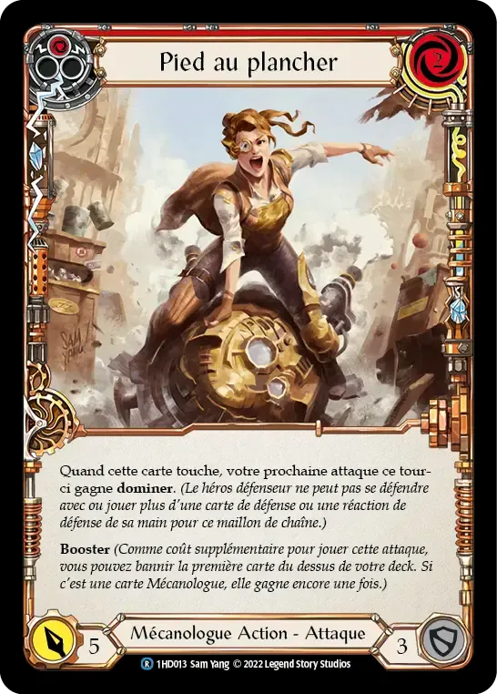 Pied au plancher — Dash - Blitz Deck — Flesh and Blood