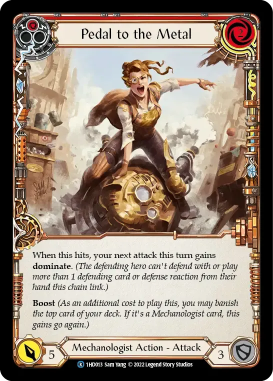 Pedal to the Metal (Red) — Dash - Blitz Deck — Flesh and Blood