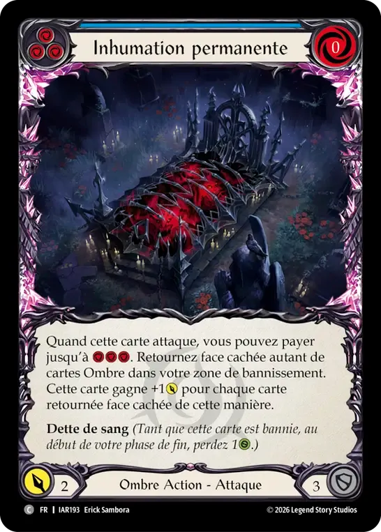 Inhumation permanente — Usurp the Shadow Throne — Flesh and Blood