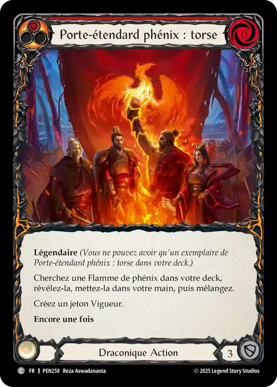 Porte-étendard phénix : torse — Compendium of Rathe — Flesh and Blood