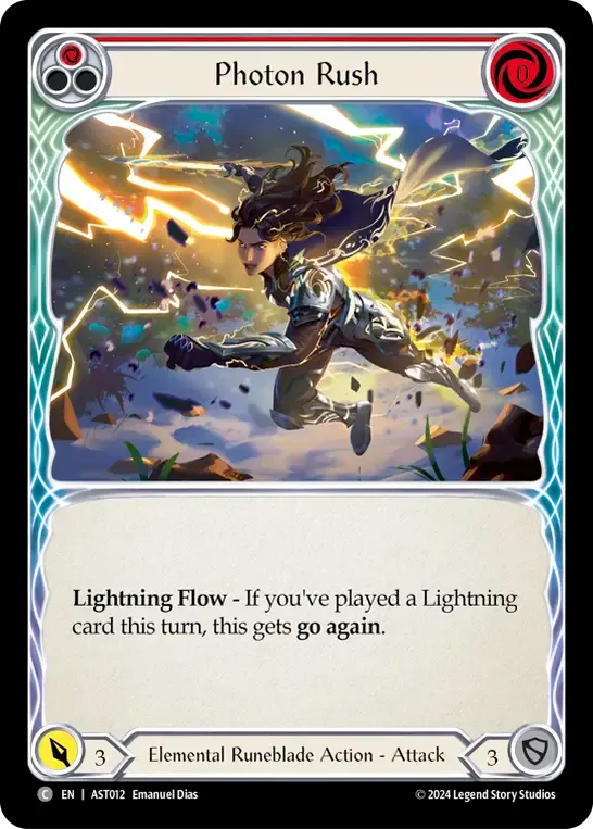 Ruée de photons — Armory Deck - Aurora, Shooting Star — Flesh and Blood