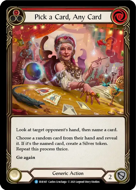 Pick a Card, Any Card (Red) — Everfest — Flesh and Blood