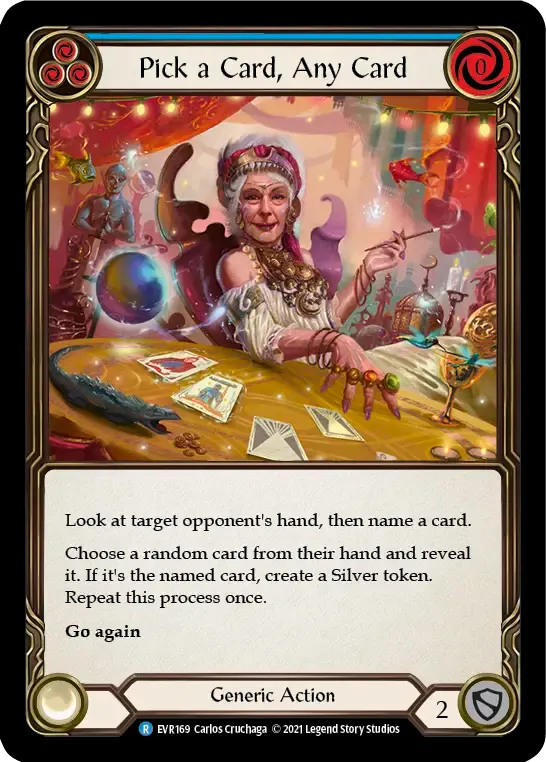 Pick a Card, Any Card (Blue) — Everfest — Flesh and Blood