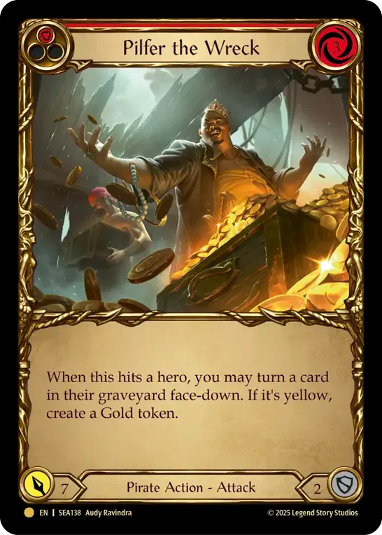 Pilfer the Wreck (Red) — High Seas - Treasure Pack — Flesh and Blood