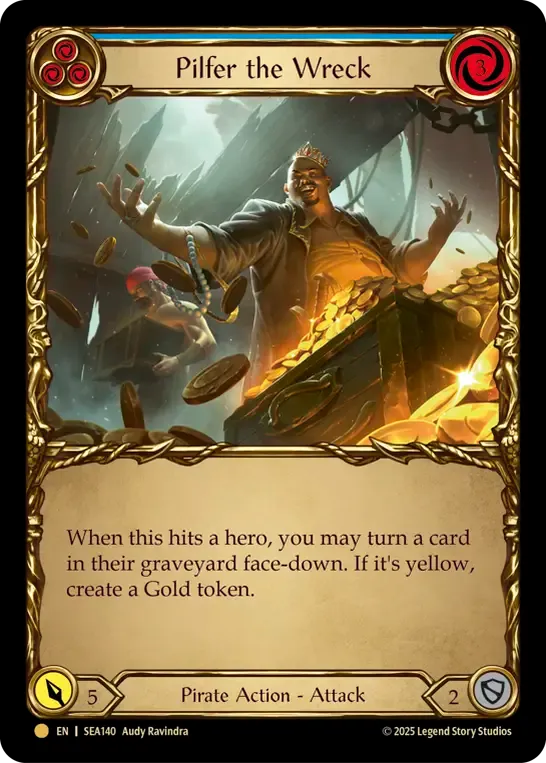 Pilfer the Wreck (Blue) — High Seas - Treasure Pack — Flesh and Blood