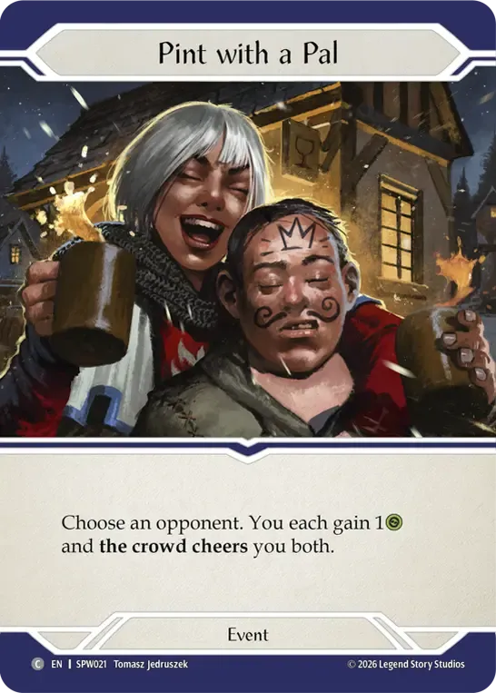 Pint with a Pal — Smash Palace - Chorus of Steel — Flesh and Blood